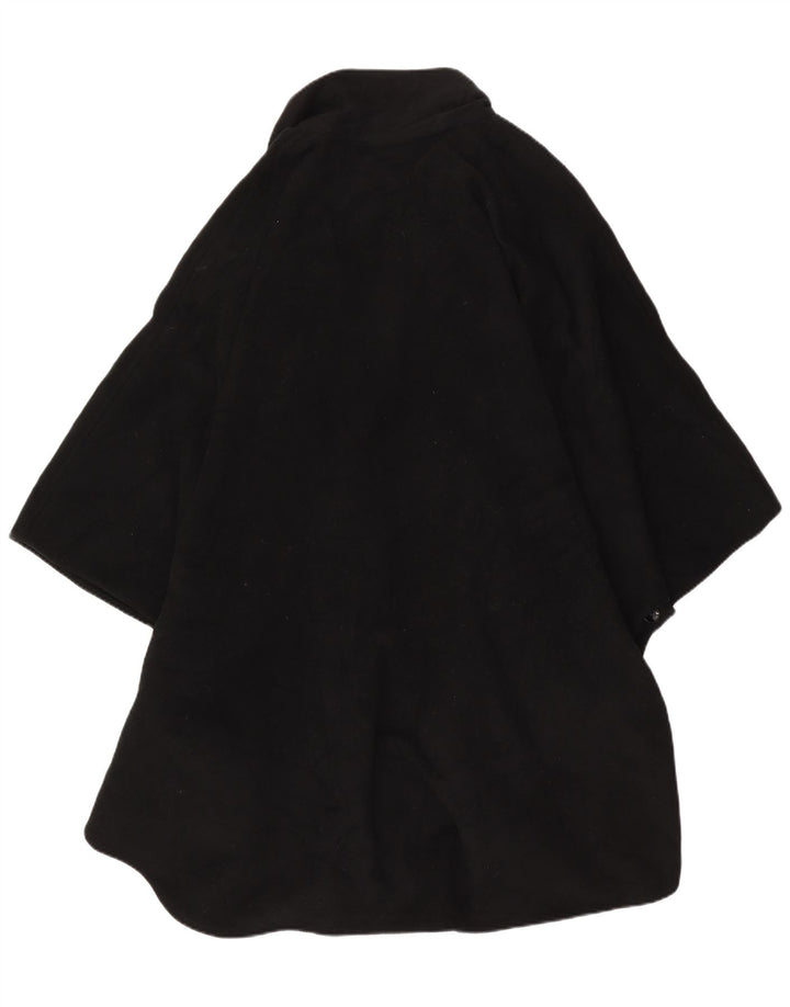 Sportstaff Manteau Poncho Femme Taille Unique Laine Noire