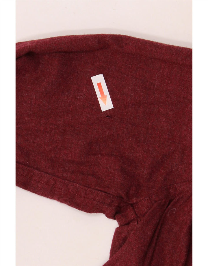 EDDIE BAUER Chemise surdimensionnée pour femme UK 10 Petit coton marron