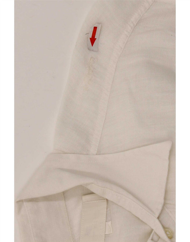 Etro Chemise Homme 2XL Lin Blanc