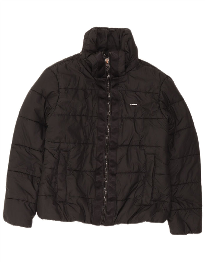 G-Star Veste matelassée pour femme UK 16 Large Noir Polyester