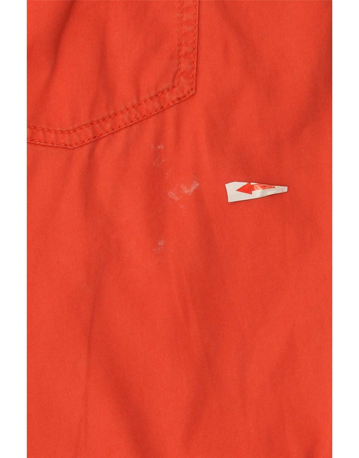 Marks & Spencer Short cargo pour femme UK 14 Large W34 Orange Coton