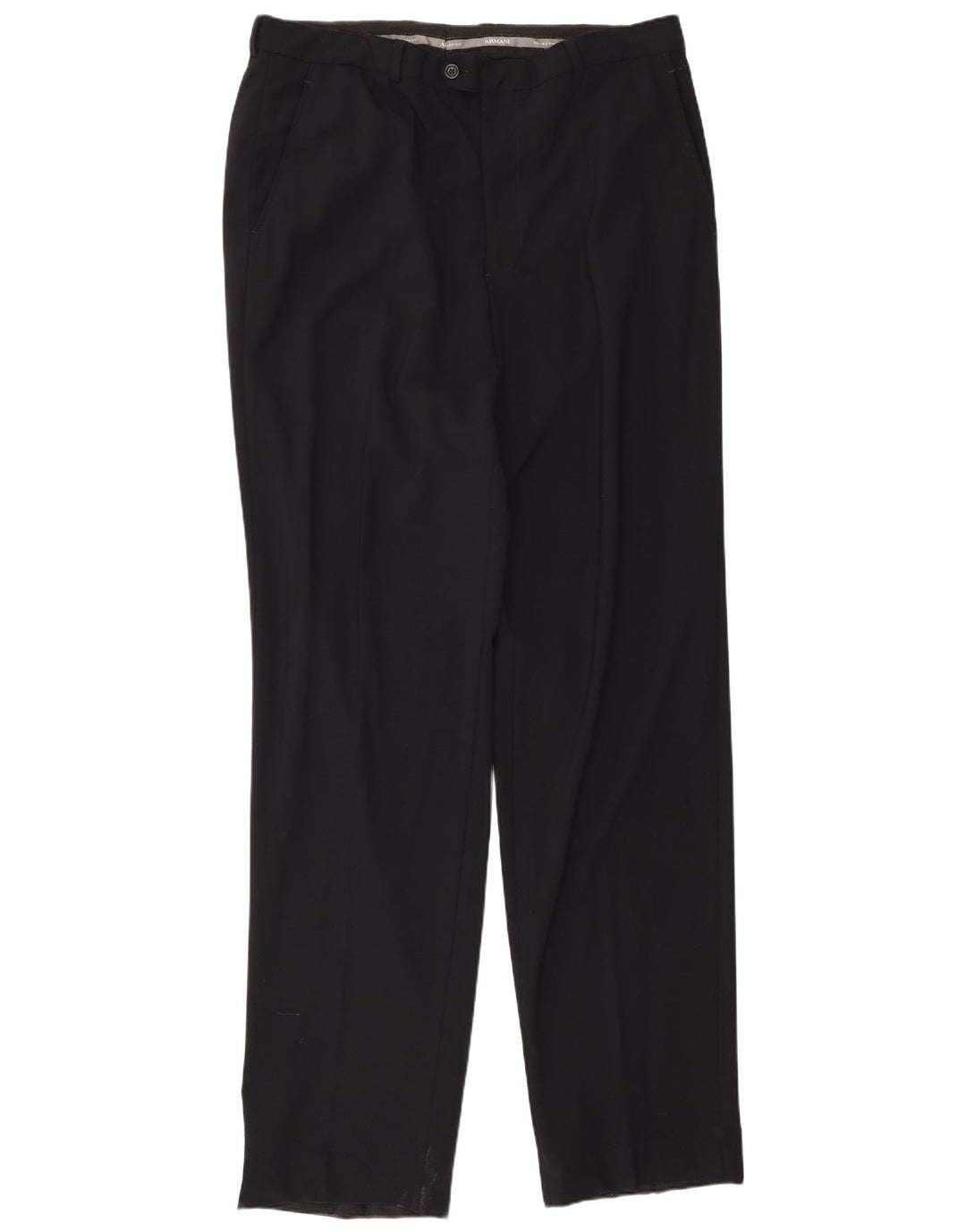 Armani Pantalon de costume droit pour homme W34 L36 Noir