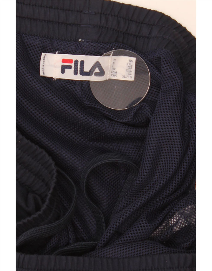 Fila Pantalon de survêtement pour homme 2XL Bleu marine Colourblock