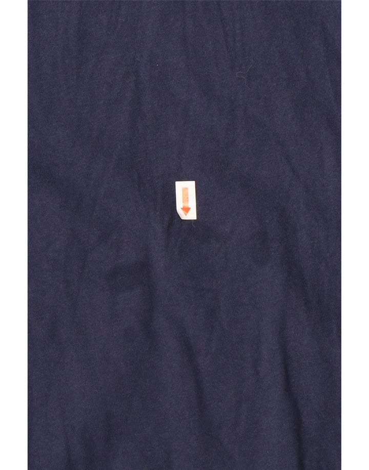 Tommy Hilfiger Haut graphique à manches longues pour hommes, grand color block bleu marine