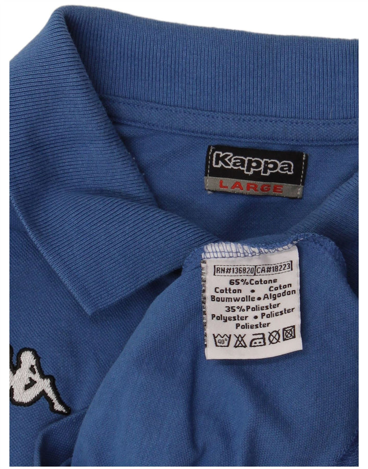 Kappa Polo Homme Grand Bleu Coton