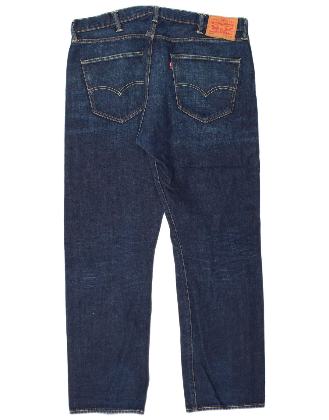 LEVI'S Jean Droit 501 Homme W38 L32 Bleu Coton
