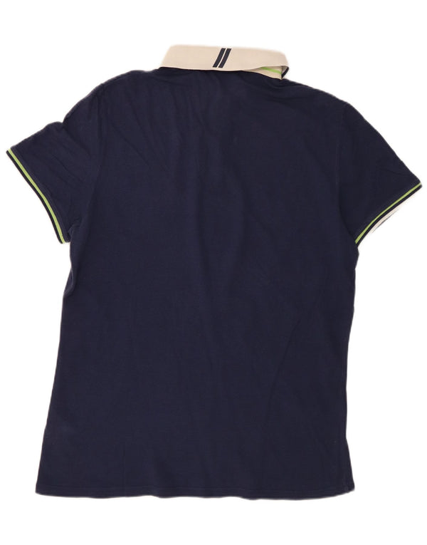 Trussardi Jeans Polo Rugby Homme 2XL Bleu Marine Coton