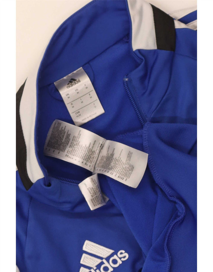 Adidas Veste de Survêtement Graphique Homme Bleu Moyen Polyester Colorblock