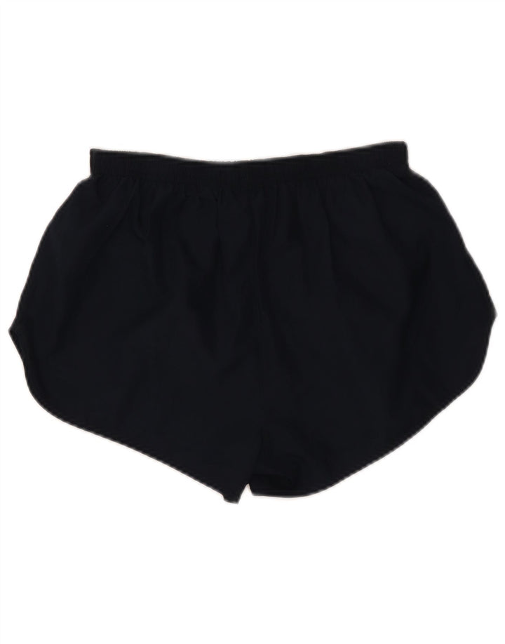 NIKE Short de sport pour femme UK 8 Small Bleu marine Polyester