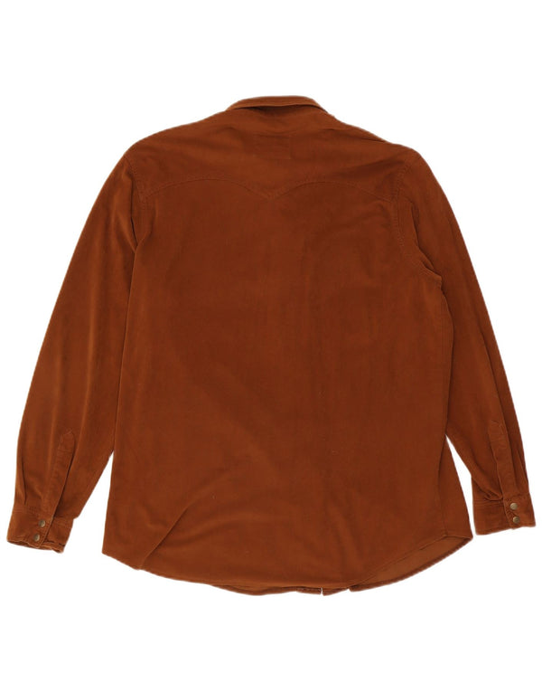 Country Casuals Chemisier en velours pour femme IT 42/44 Triacétate marron moyen