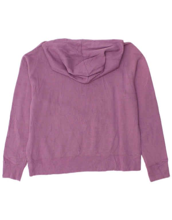 Champion Pull à capuche graphique pour femme UK 10 Petit coton violet