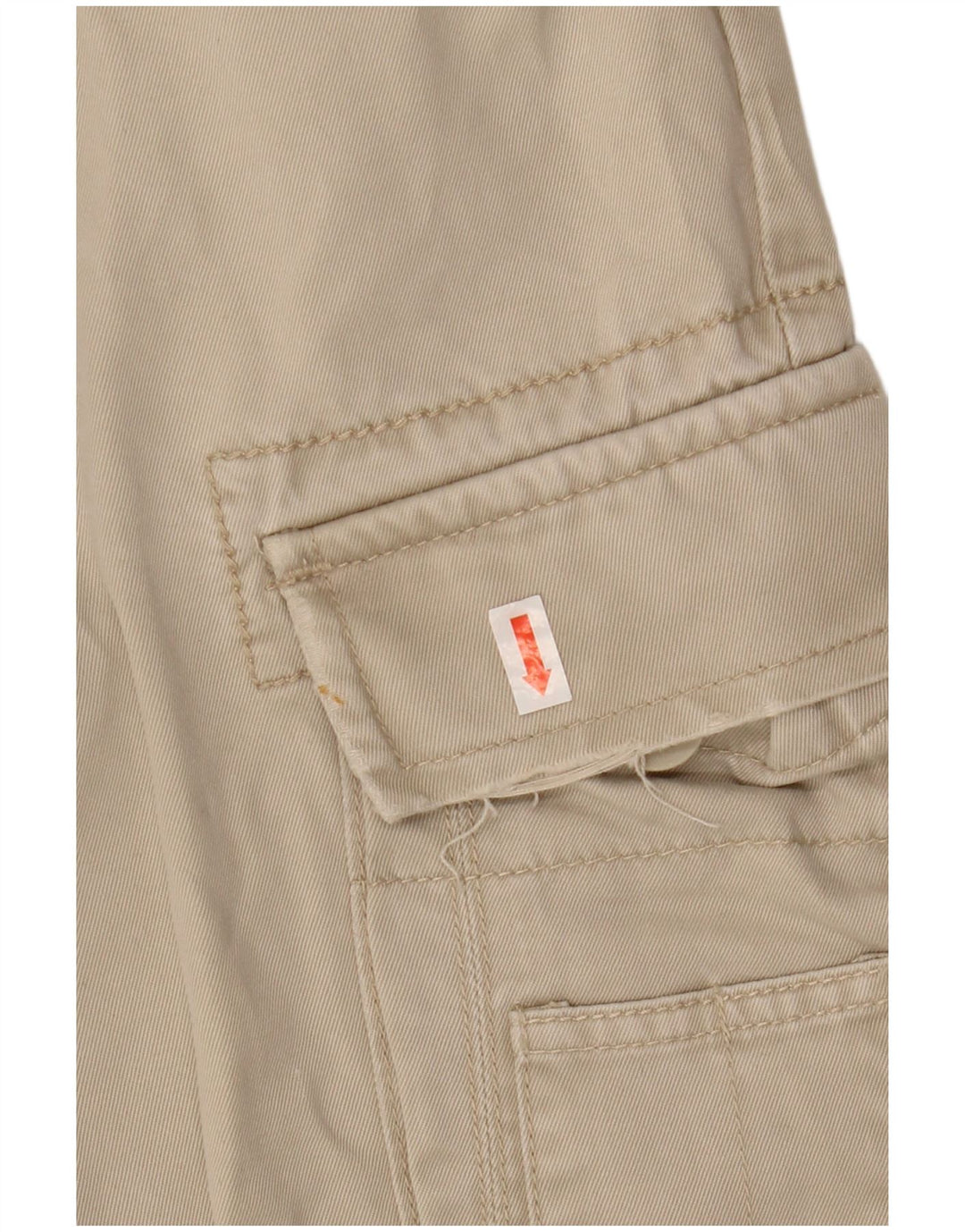 XDYE Pantalon cargo droit pour femme EU 42 Large W34 L31 Beige