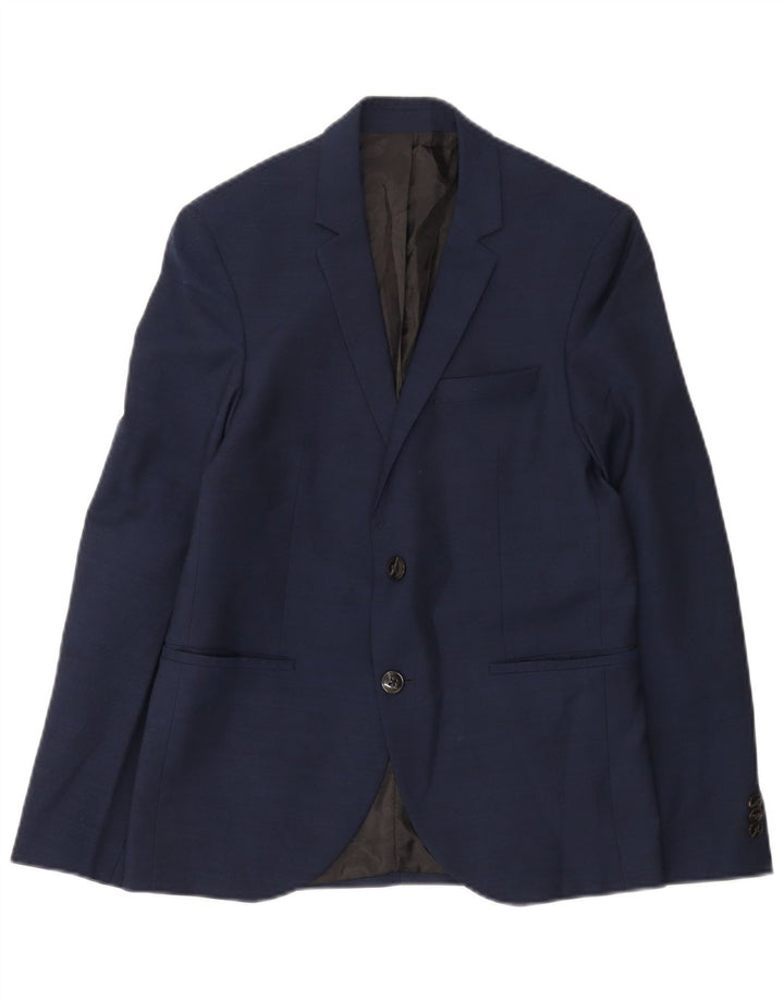 Jack & Jones Veste Blazer 2 Boutons Garçon 13-14 ans Bleu Marine Polyester
