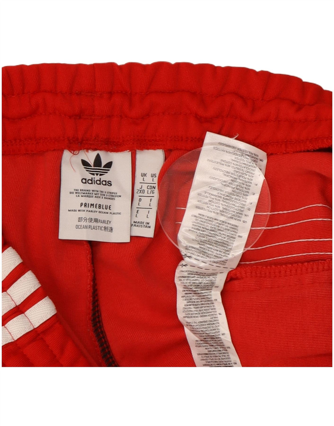 Adidas Pantalon de survêtement pour homme Joggers Large Rouge Polyester