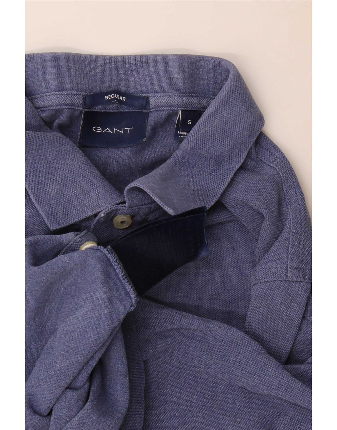 Gant Polo Regular Fit Homme Bleu Moyen