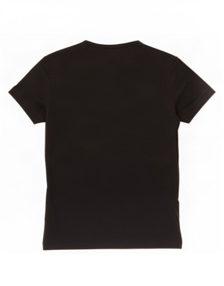 Lacoste T-Shirt Femme Top Taille 42 Grand Coton Noir