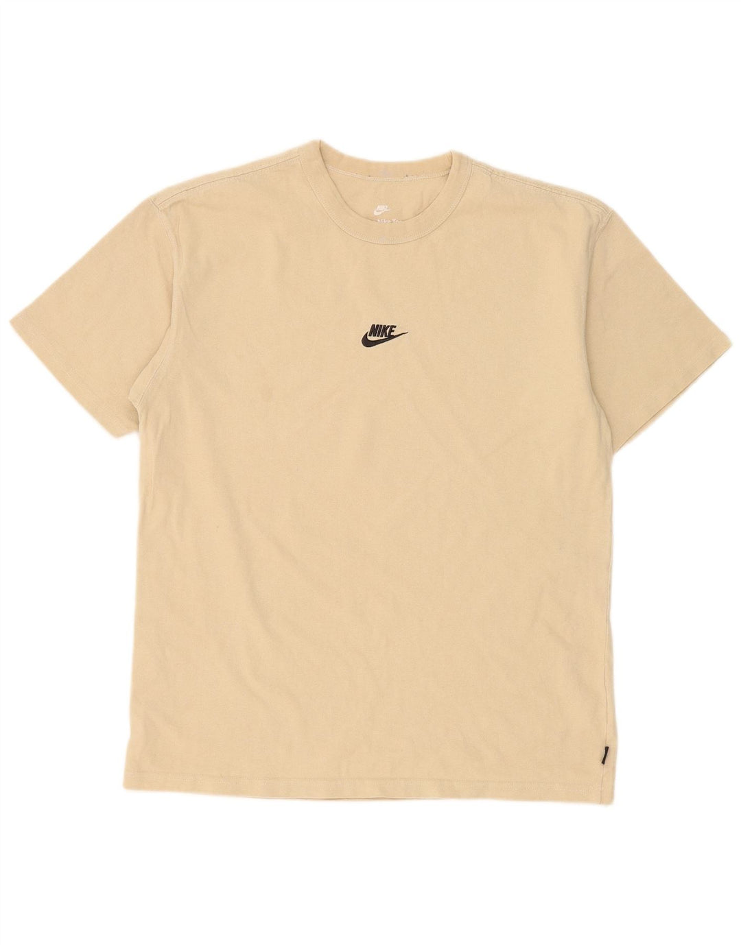 Nike T-shirt coupe ample en coton beige moyen pour homme