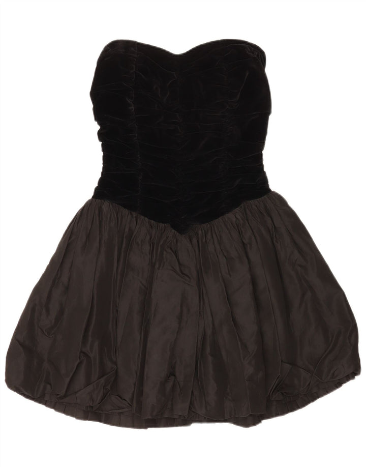 Robe bustier Aria pour femme UK 10 Small Black Colourblock