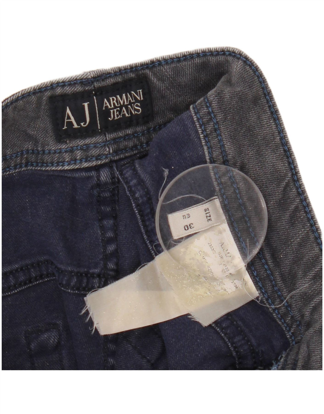 ARMANI Femme Jean Slim W30 L29 Gris