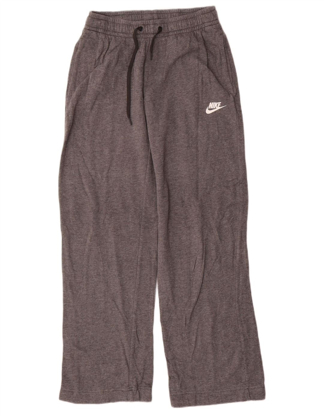 NIKE Pantalon de survêtement pour femme UK 6 XS Gris Coton
