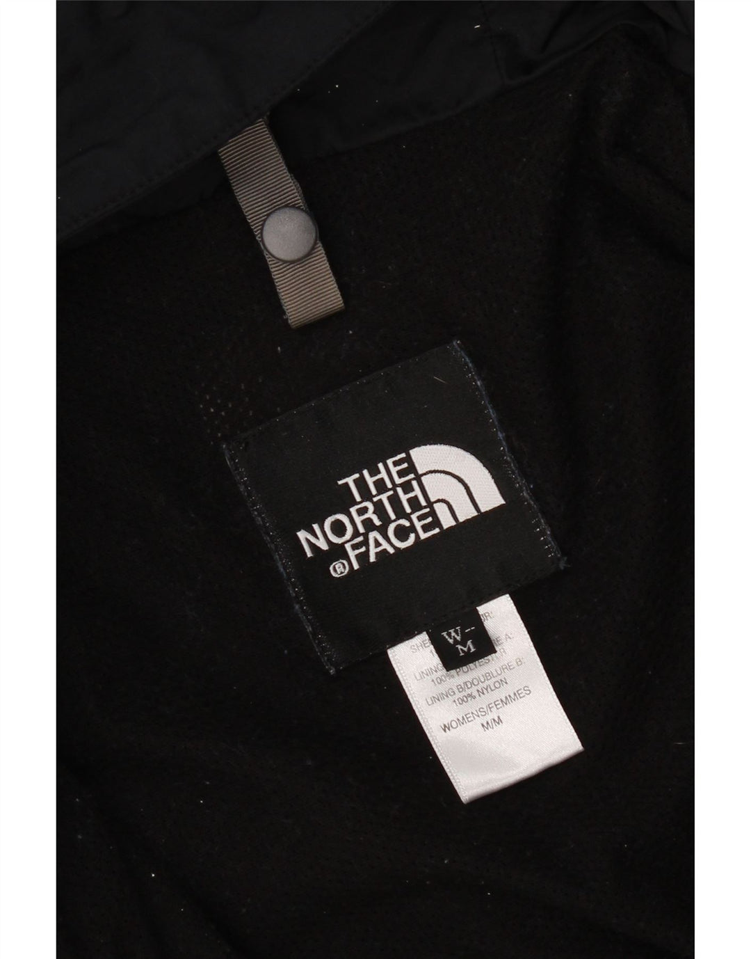 The North Face Veste coupe-vent à capuche pour femme UK 14 Medium Noir