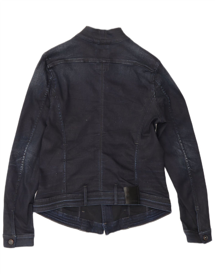 G-Star Veste en jean pour femme UK 14 Large Bleu marine
