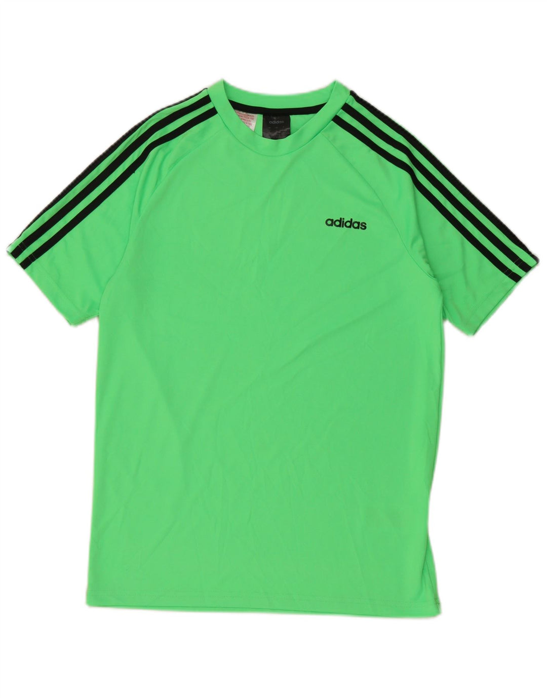 Adidas T-Shirt Top Garçon 13-14 ans Vert Polyester
