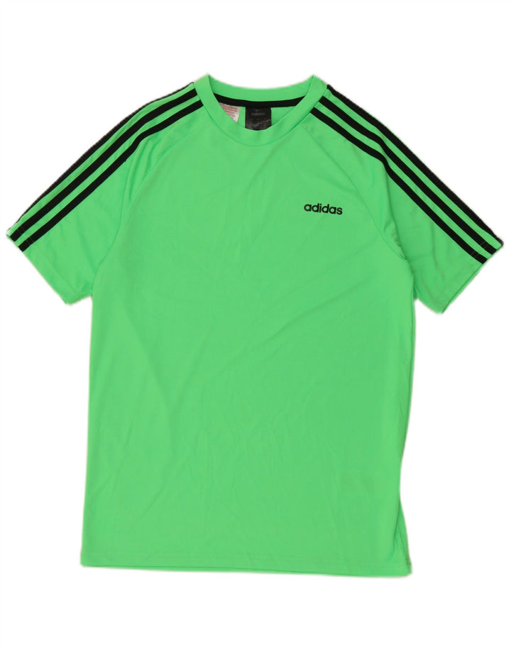 Adidas T-Shirt Top Garçon 13-14 ans Vert Polyester