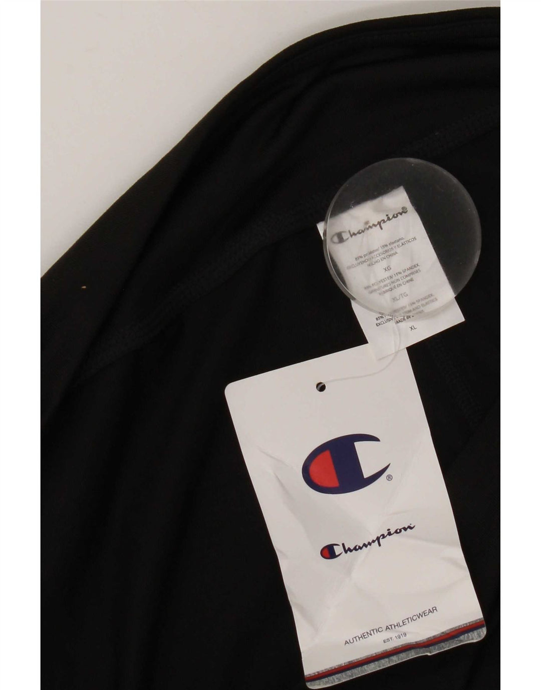 Champion Pantalon De Survêtement Femme UK 18 XL Noir Polyester
