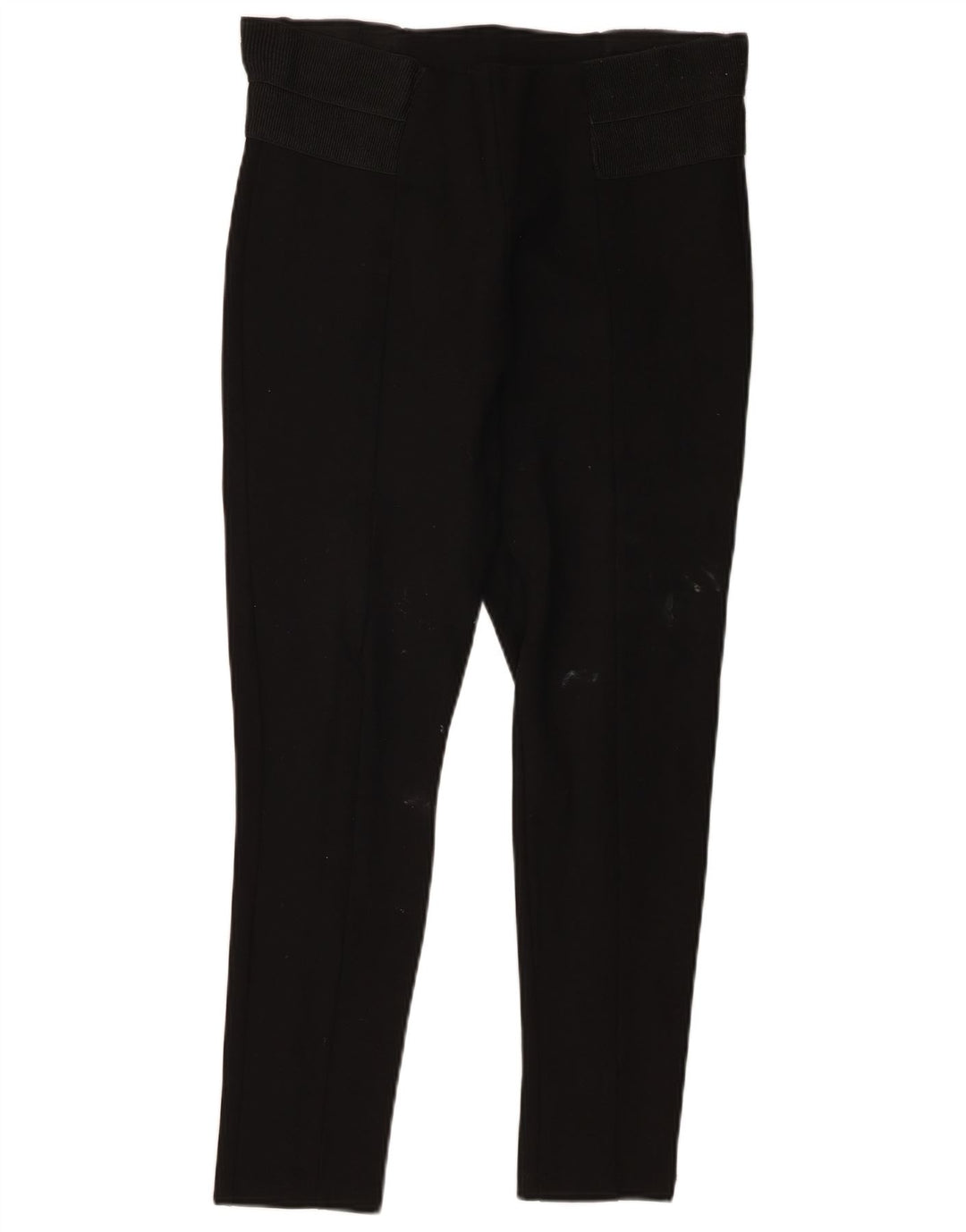 Zara Leggings Femme UK 14 Large Noir Viscose