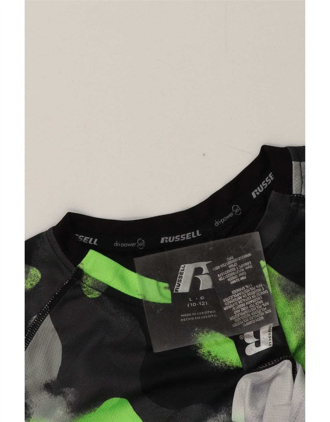 RUSSELL ATHLETIC T-Shirt Garçon 10-11 Ans Grand Multicolore