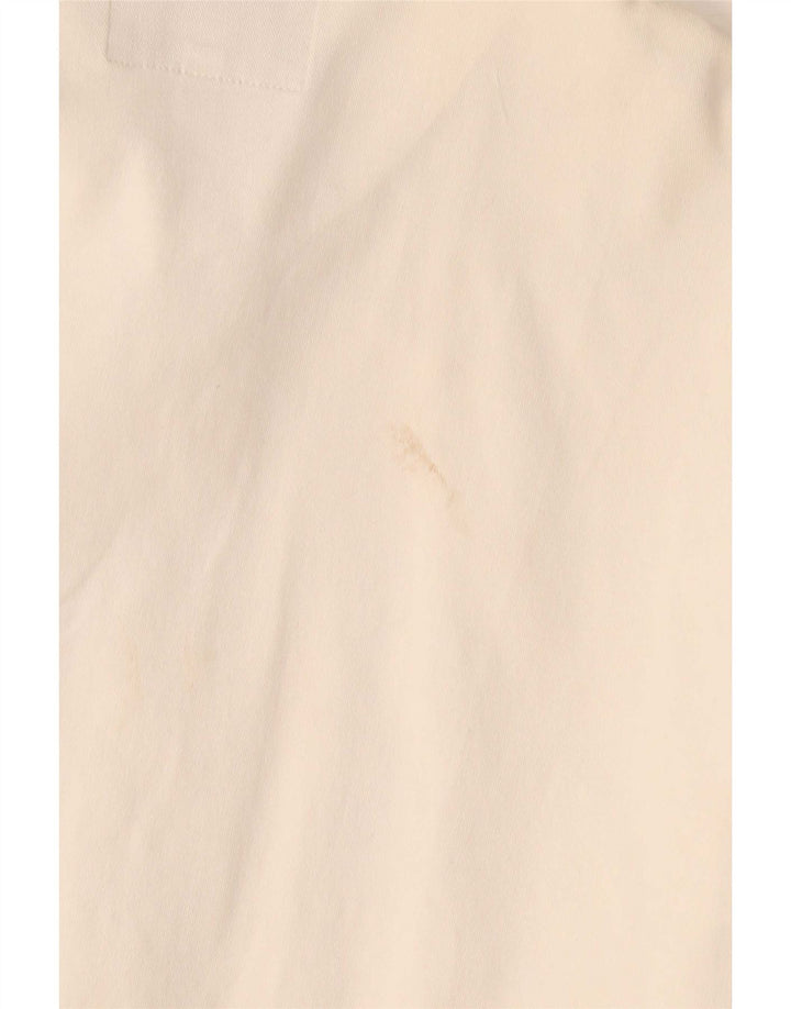 Armani Jeans Chemise Homme Large Coton Blanc Cassé