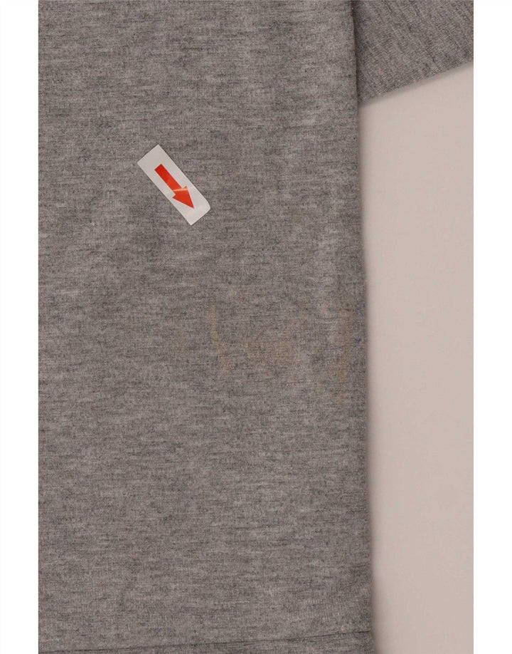 Cos Haut oversize à manches longues pour femme UK 44 Viscose mouchetée gris moyen