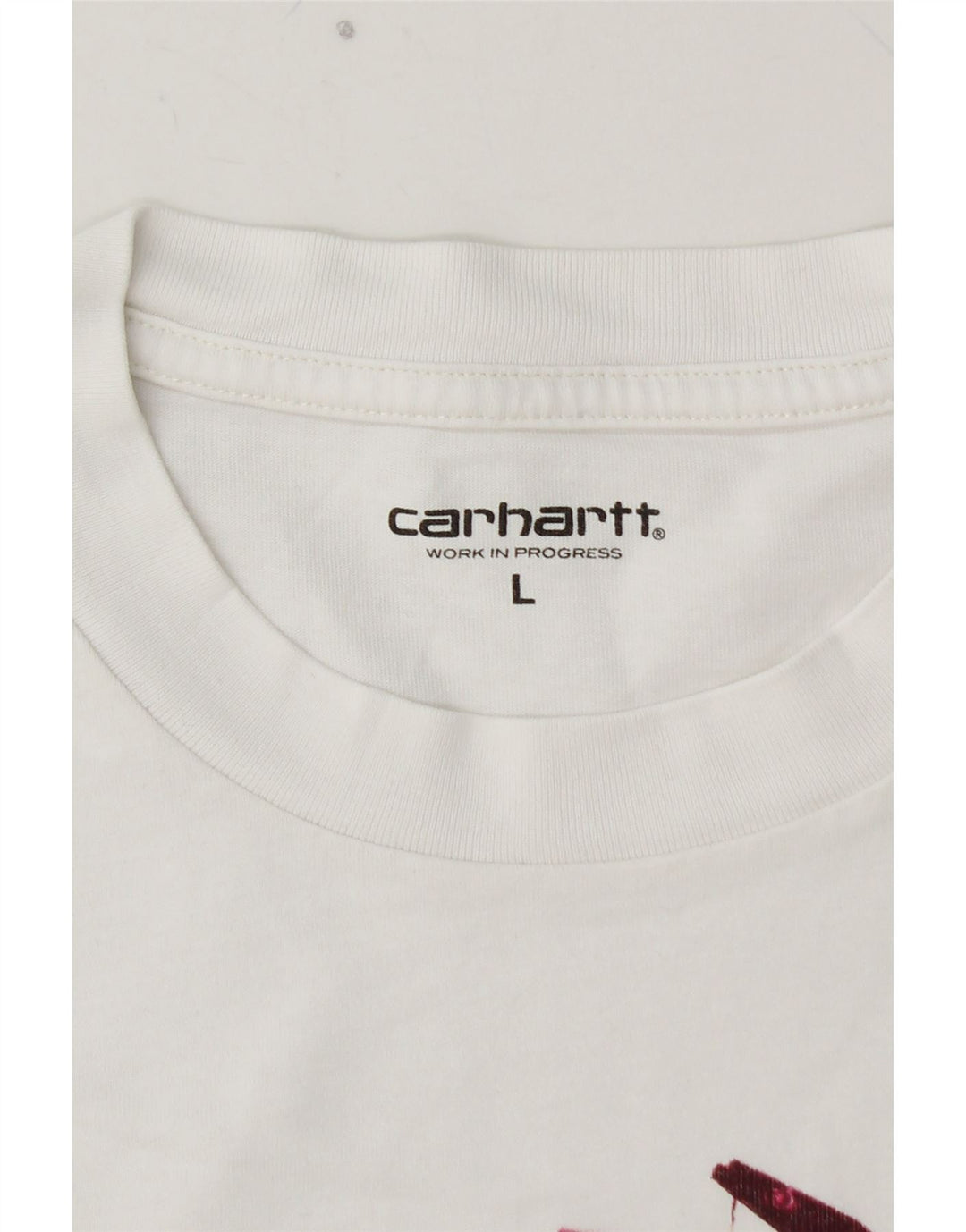 CARHARTT T-shirt graphique pour hommes, grand, en coton blanc