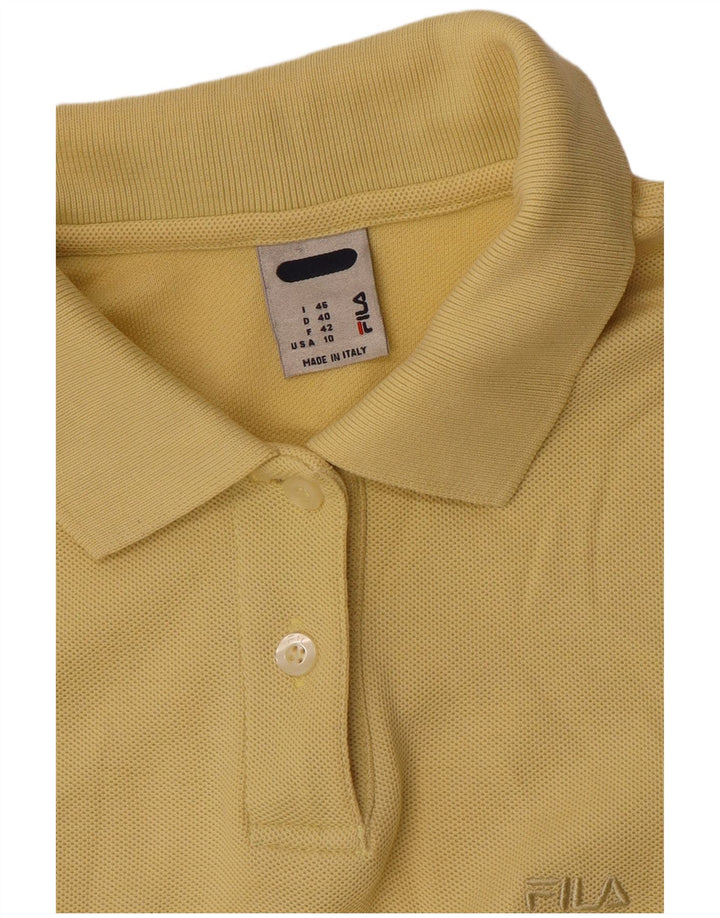 Fila Polo Femme US 10 Large Jaune