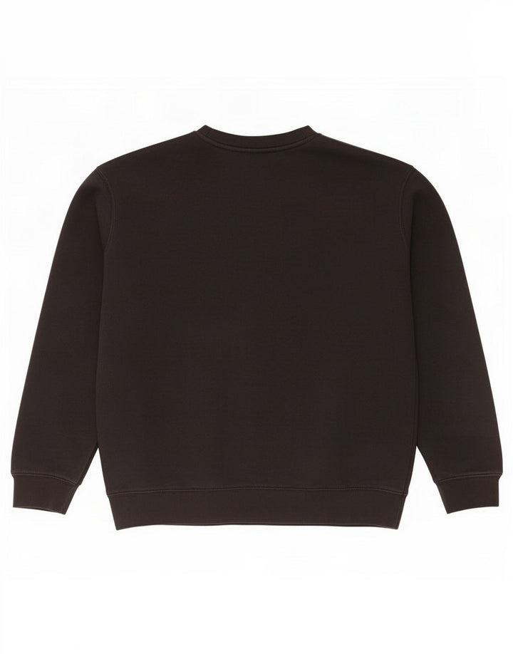 Zara Mens Sweatshirt Jumper Large Noir Coton