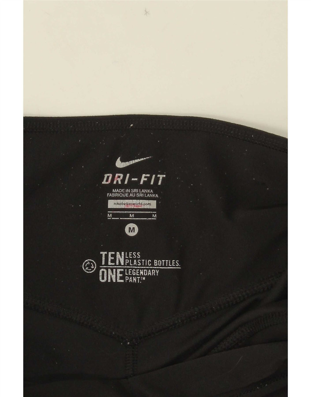 Nike Legging Capri Dri Fit pour femme UK 12 Noir moyen