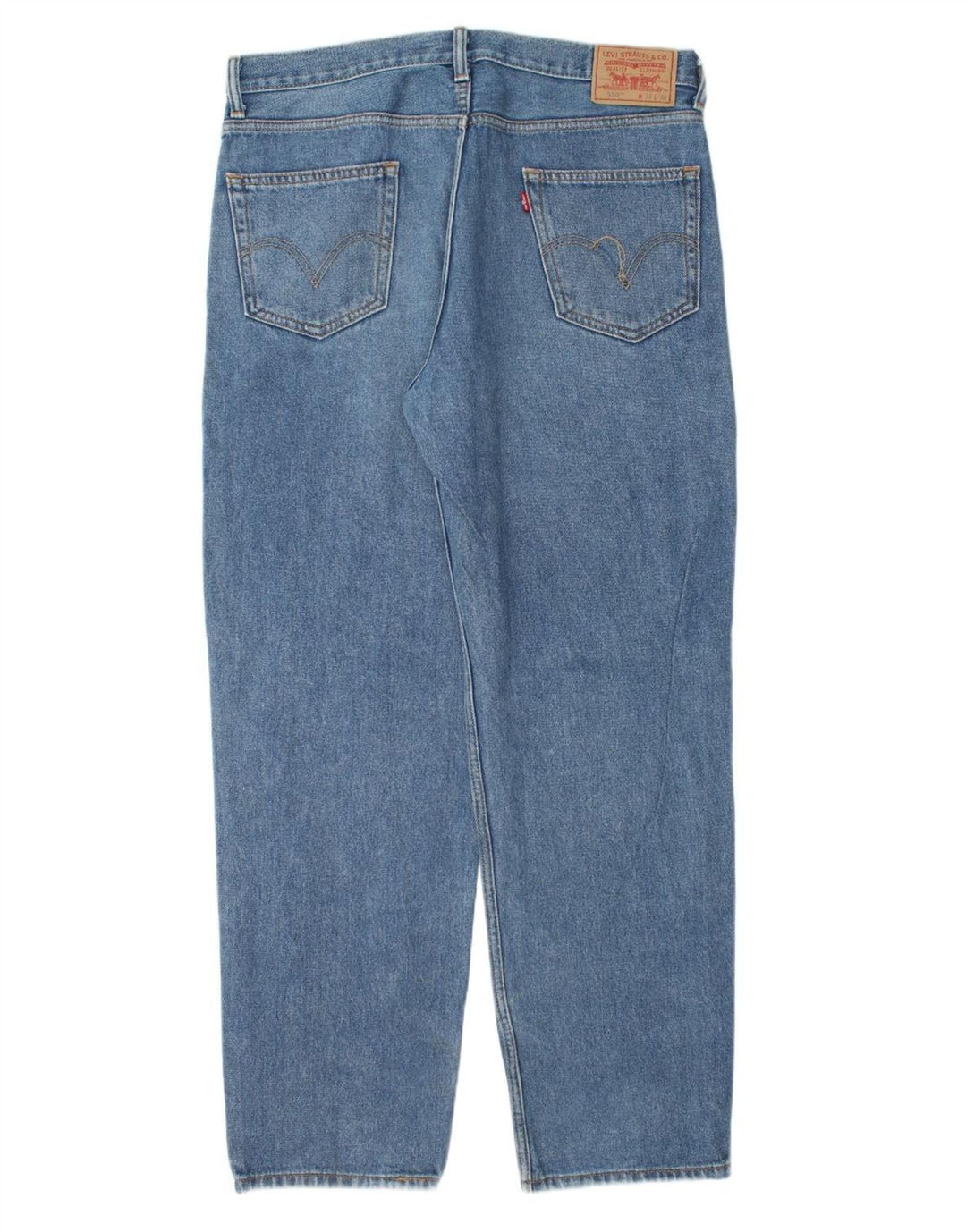 LEVI'S Jean droit 550 coupe décontractée W36 L32 homme bleu coton