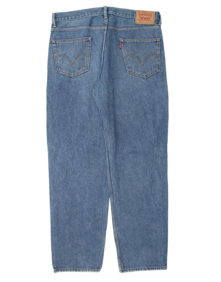 LEVI'S Jean droit 550 coupe décontractée W36 L32 homme bleu coton