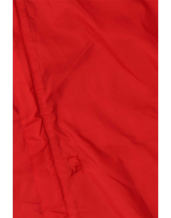 Adidas Veste de pluie à capuche pour homme UK 38/40 Nylon rouge moyen