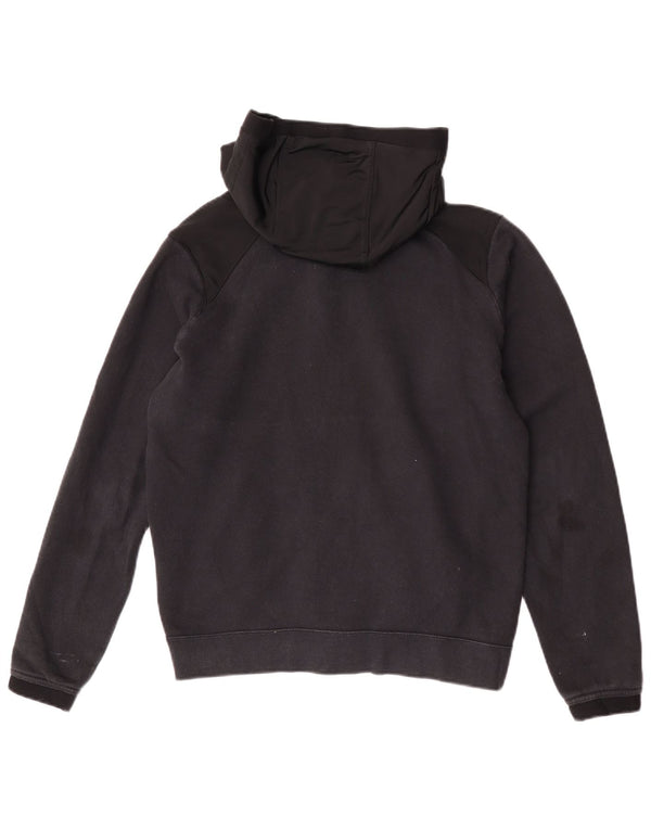 Nike Sweat à capuche zippé pour homme en coton noir Taille S