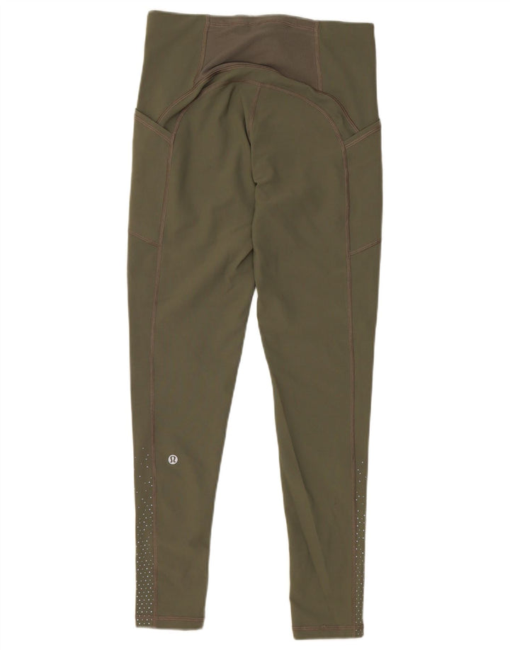 Lululemon Leggings pour femmes US 6 Nylon à pois vert moyen
