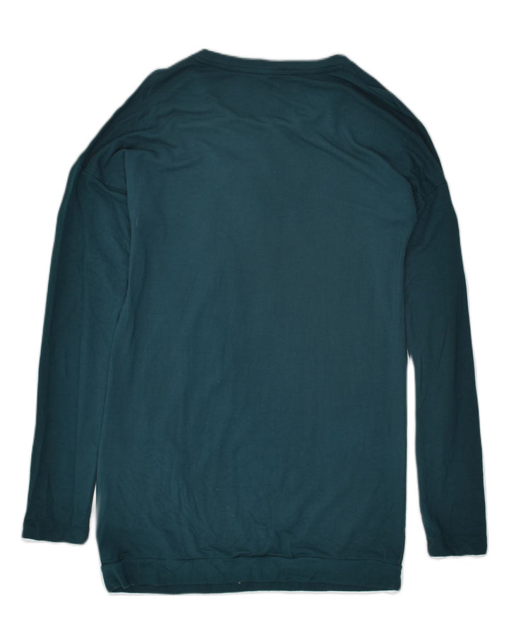 LIU JO Girls Top Long Sleeve 15-16 Years Green Viscose | Vintage Liu Jo | Thrift | Second-Hand Liu Jo | Used Clothing | Messina Hembry 