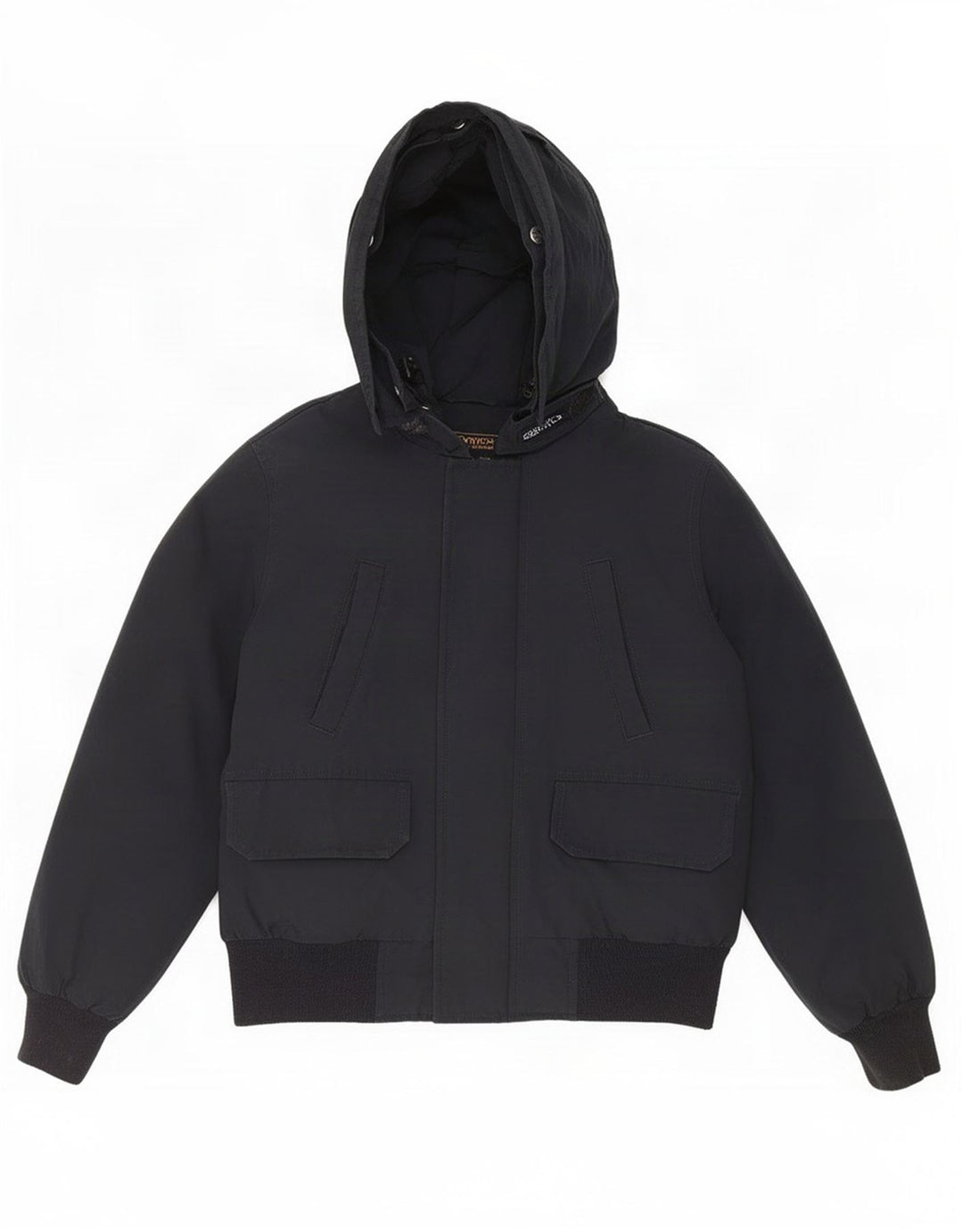 Woolrich Veste matelassée à capuche pour garçon 9-10 ans Noir Coton