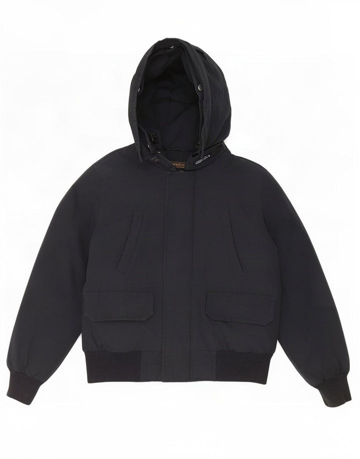 Woolrich Veste matelassée à capuche pour garçon 9-10 ans Noir Coton