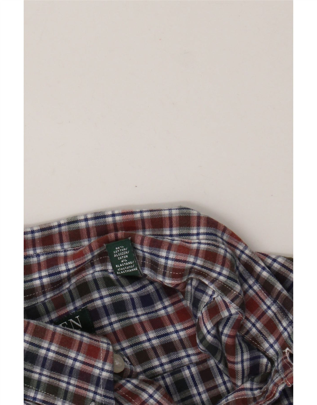 Ralph Lauren Chemise en flanelle ajustée pour homme Taille 40 15,5 Moyen Multicolore