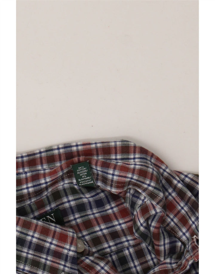 Ralph Lauren Chemise en flanelle ajustée pour homme Taille 40 15,5 Moyen Multicolore