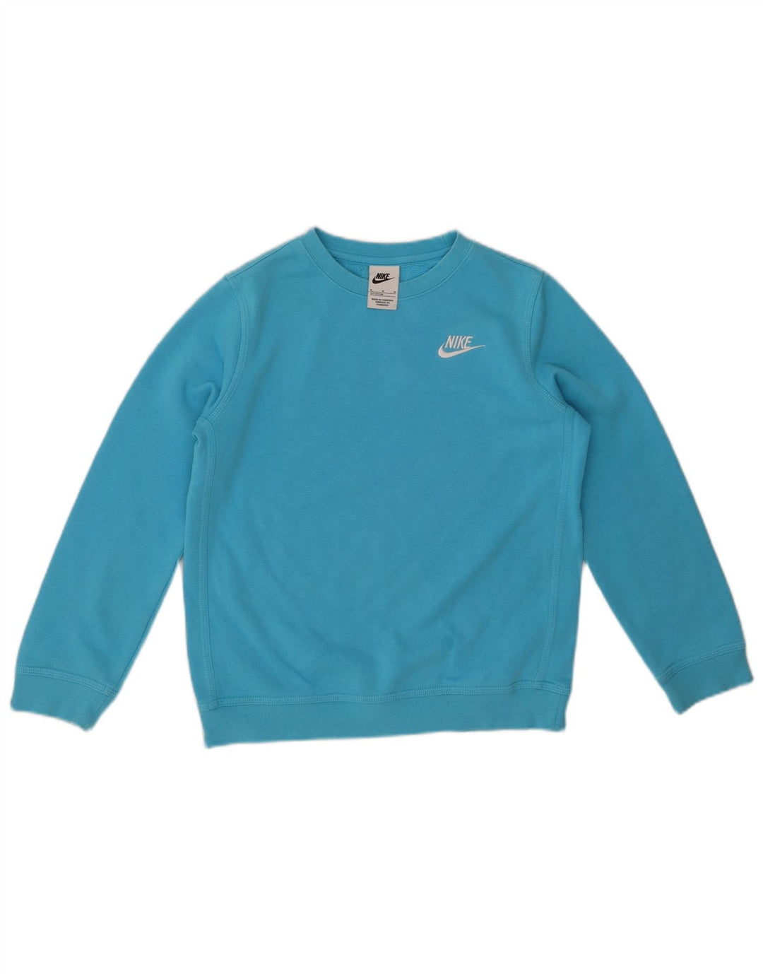 NIKE Sweat-Shirt Garçon 10-11 Ans Bleu Moyen Coton