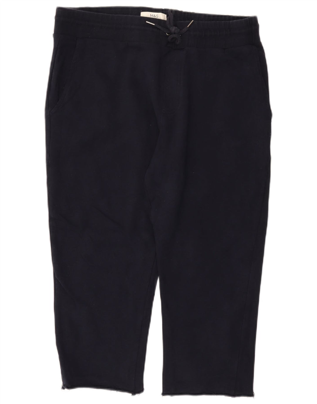 Marks & Spencer Pantalon de survêtement court pour femme UK 16 Large Bleu marine