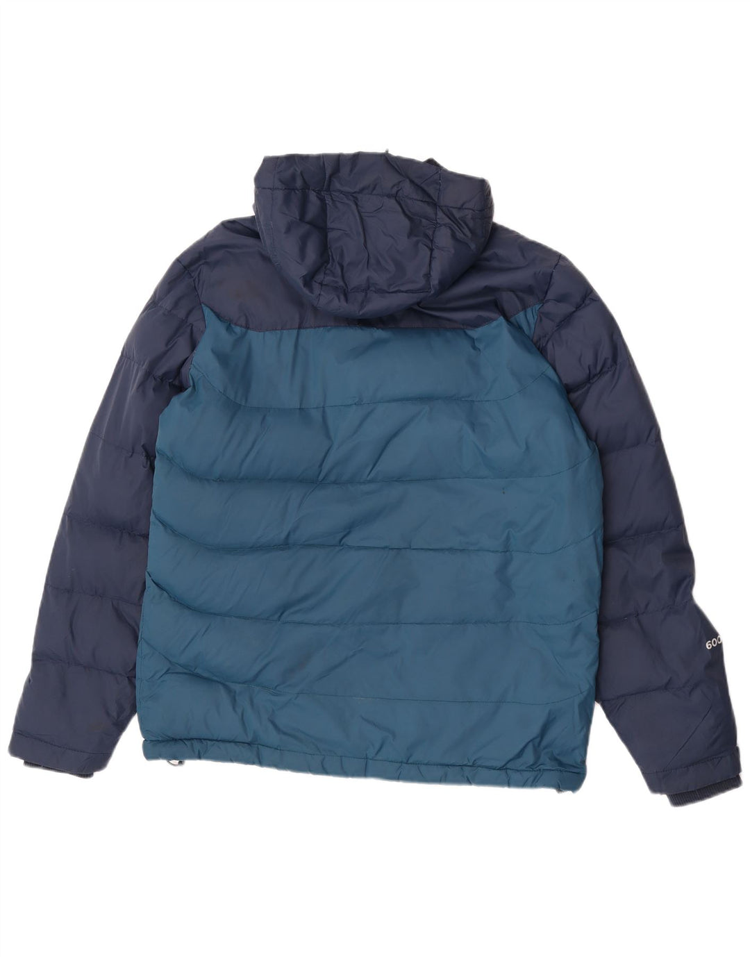 Mountain Warehouse Veste matelassée à capuche pour homme UK 36 Small Bleu Colorblock